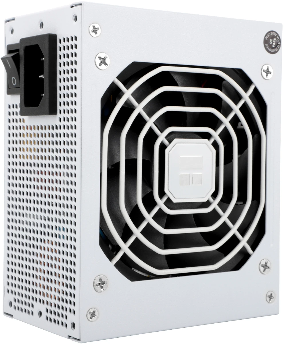 Блок питания 850 Вт Thermalright 12VHPWR White (TR-SGFX 850W); SFX; 1x24 pin; 2x8(4+4) pin; 6xSata; 3xMolex; 2x6+2-pin PCI-E; 80+ Gold; APFC; отстегив