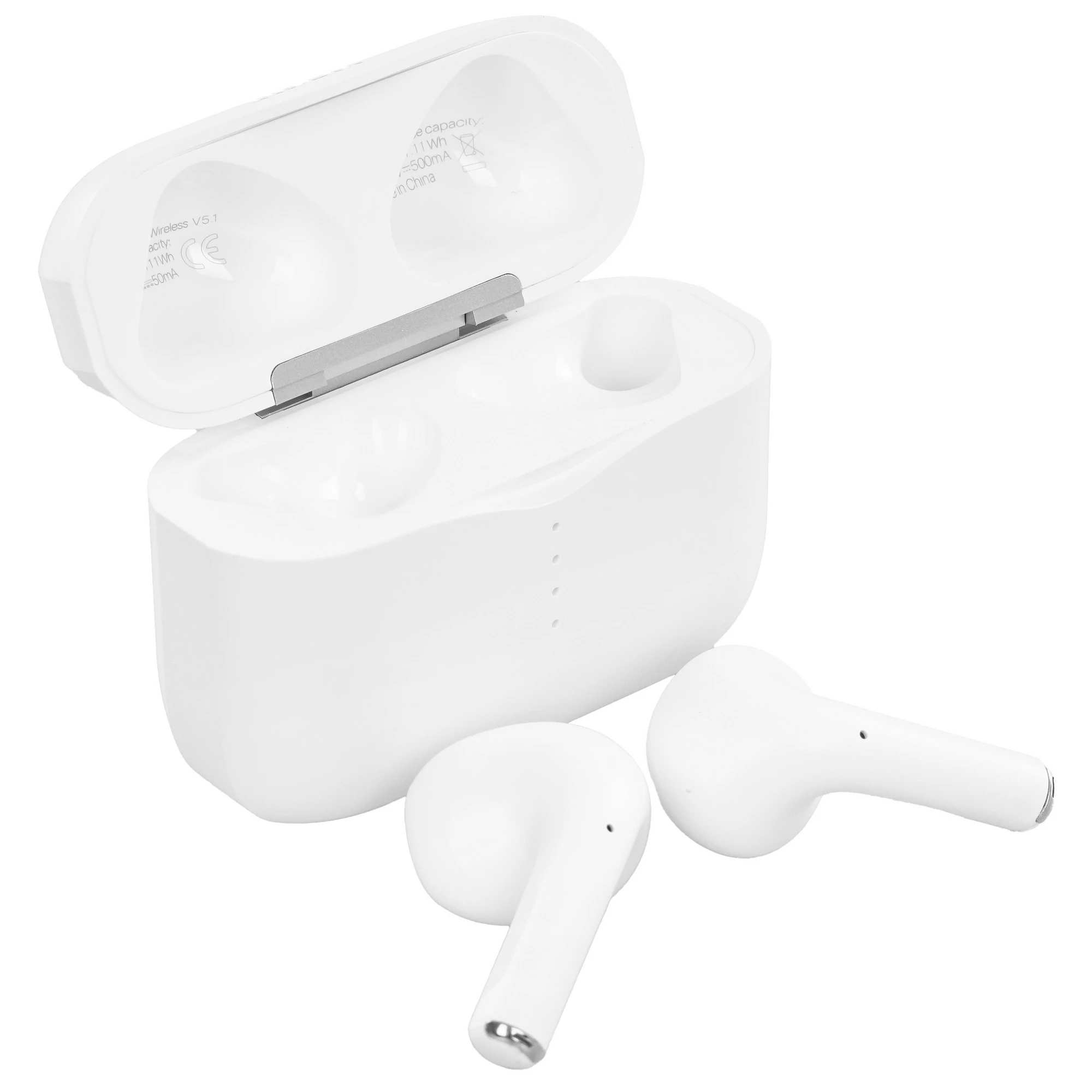 Гарнитура беспроводная Hoco EW09 Soundman White; вкладыши; bluetooth 5,1; кейс-зарядка – 300 мАч; белый