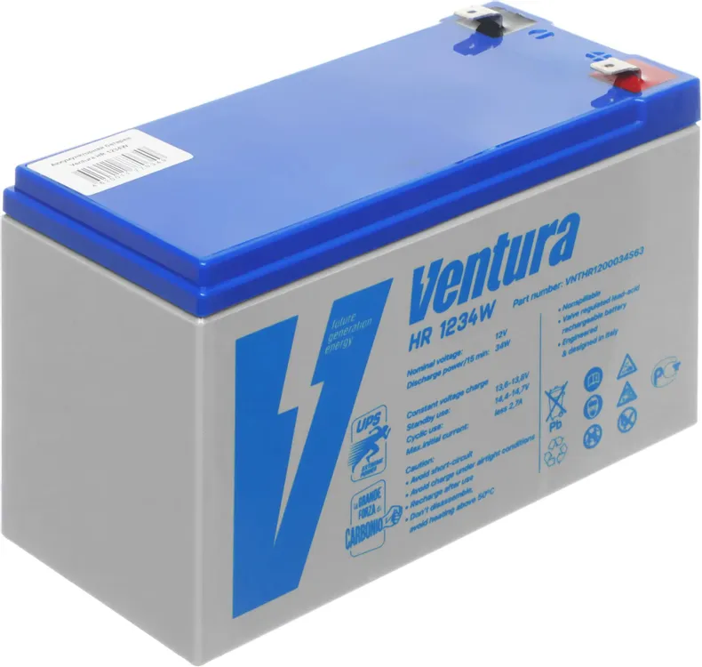 Аккумуляторная батарея к ИБП 12 В Ventura (HR1234W); 9,0 Ач