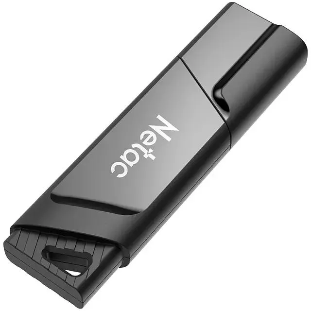 Накопитель USB-флэш 32 ГБ Netac U336 (NT03U336S-032G-32BK); USB 3.2; классическая, с колпачком; защита от перезаписи; чёрный