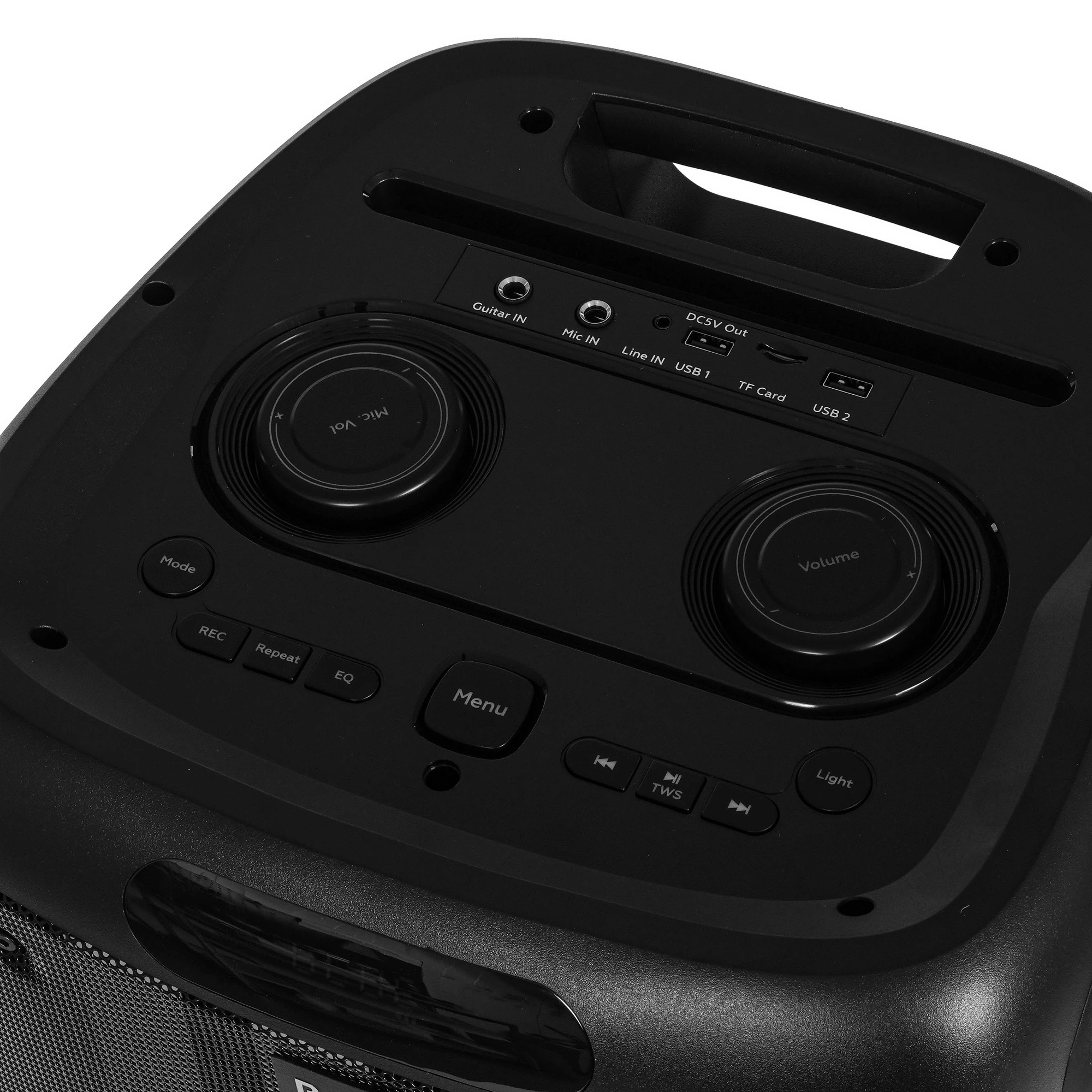 Акустическая система портативная BQ PBS2010 Black; 100 Вт; FM тюнер; microSD, USB; BT 5.0; микрофон; пульт ДУ