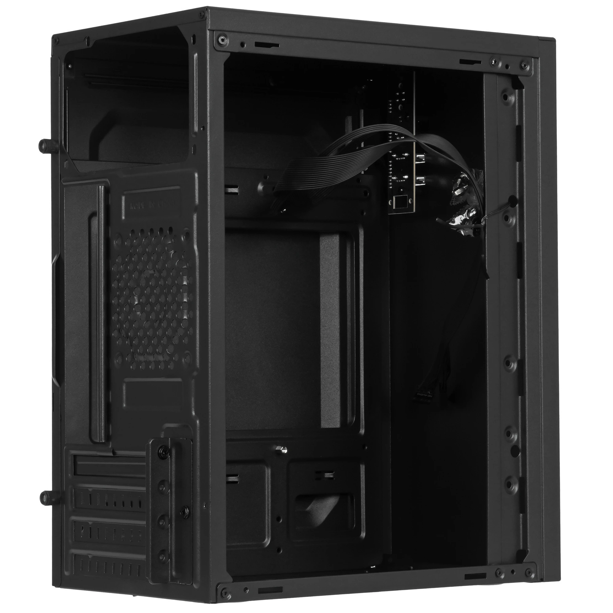 Корпус Defender X11 (25011); mATX; Mini-Tower; 2x3.5" int.; 2xUSB 2.0/Audio/Mic; чёрный