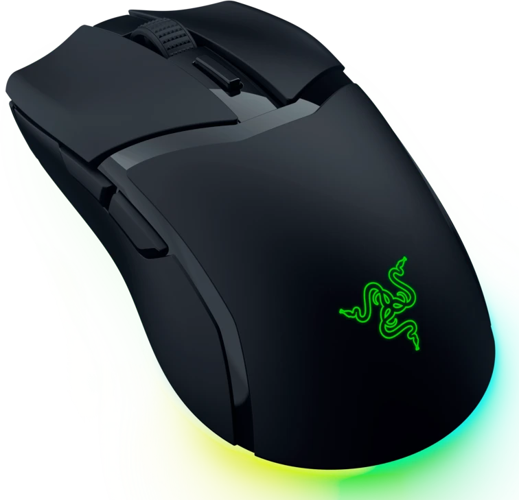 Мышь игровая Razer Cobra HyperSpeed Black (RZ01-05570100-R3G1); USB+(BT/2.4 Ггц); оптический; 26000 dpi; RGB подсветка; 9 кнопок; колесо-кнопка; встро