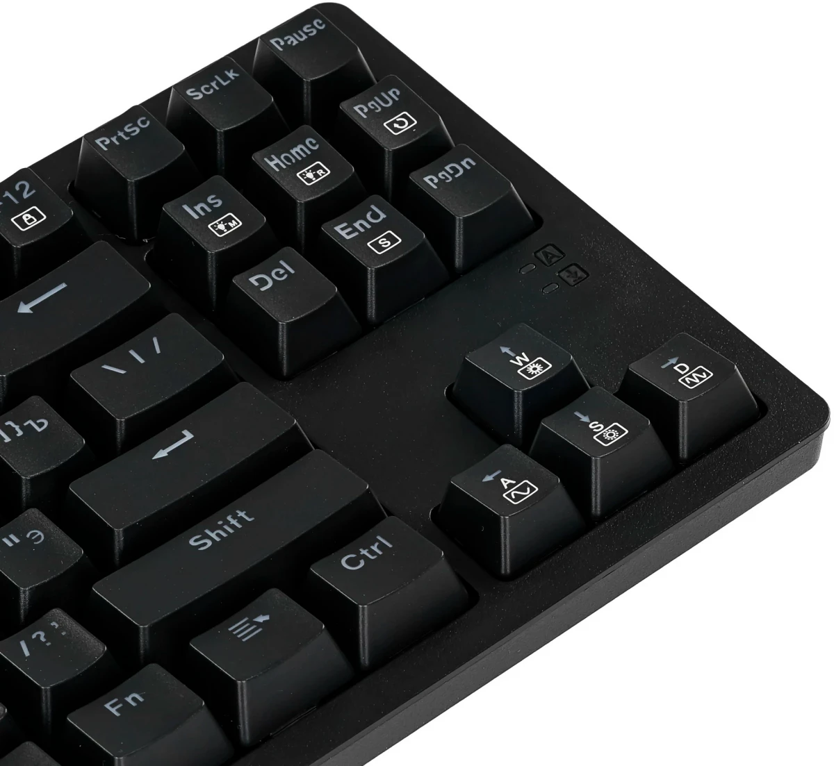 Клавиатура игровая T-Line Volt (72373); USB; механическая; 87 клавиши; 12 (+FN); подсветка LED; ENG\RUS; чёрный