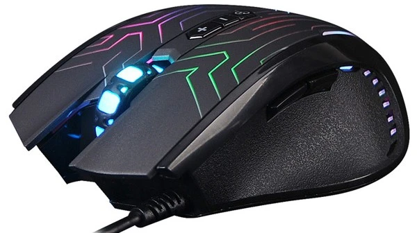Мышь проводная A4Tech X87 Maze***; USB; 1000/1200/1600/2000/2400 dpi; 8 кнопок; колесо-кнопка; чёрны