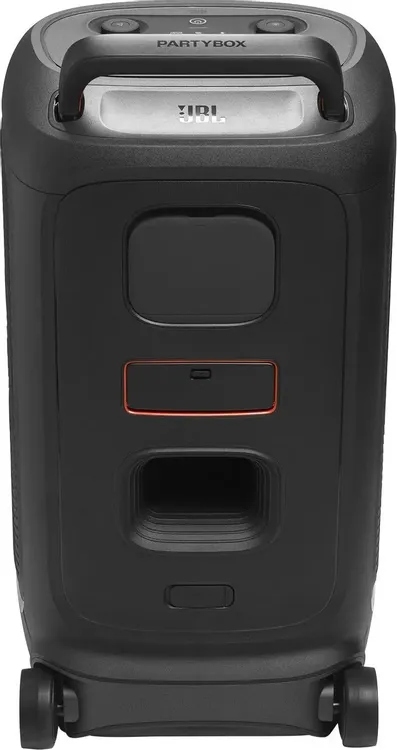 Акустика портативная JBL PartyBox Stage 520 (JBLPARTYBOX520EU); 400 Вт; 40 - 20000 Гц; USB, AUX; BT 5.4; IPX4; регулятор на верхней панели; 15 ч.; чер