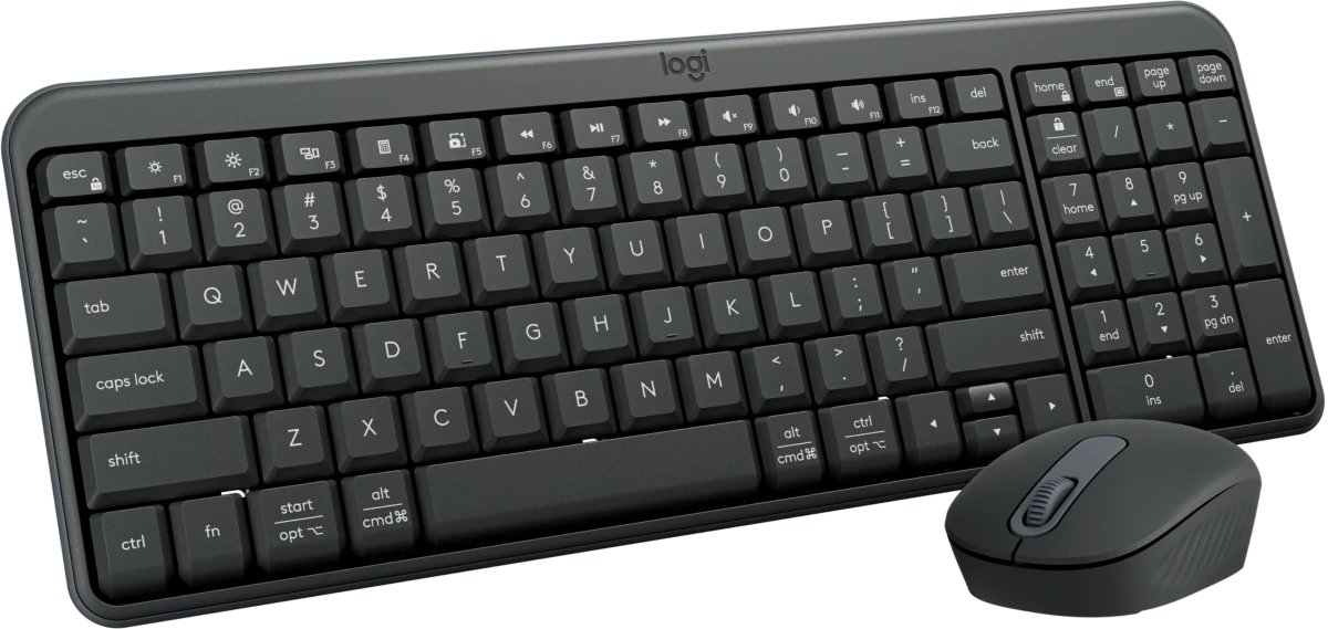 Комплект Logitech Wireless Combo MK250 (920-013853); BT; 1000 dpi; 2xAAA/1xAA; черный