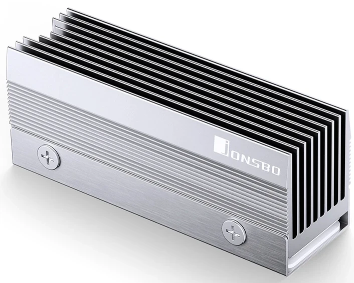 Система охлаждения для SSD JONSBO M201 Silver; пассивная; M.2 2280