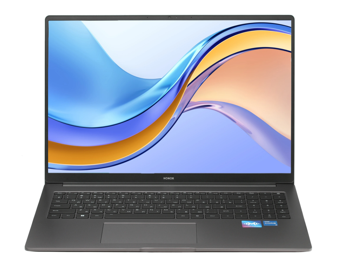 Ноутбук 16" 1920x1200 IPS 60Гц Honor MagicBook X16 BRN-F58 (5301AFGS); Intel Core i5-12450H; 8Гб; 512Гб; Intel UHD Graphics 2Гб; NO OS; 60 Вт*ч; 1,75