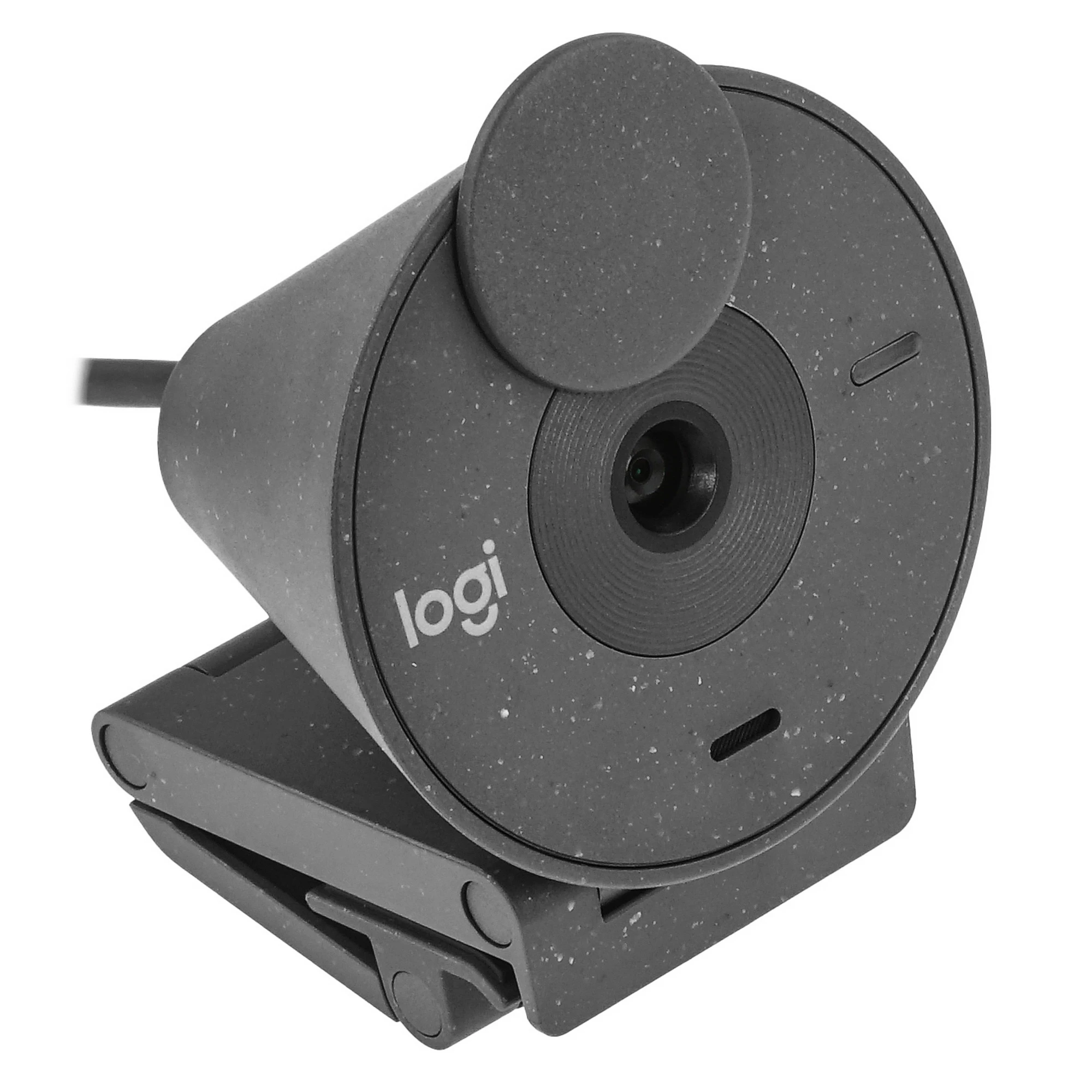 Веб-камера Logitech Brio 300 Graphite (960-001436); 1920 х 1080; USB 2.0; микрофон; универсальное крепление; 1,5 м; графитный