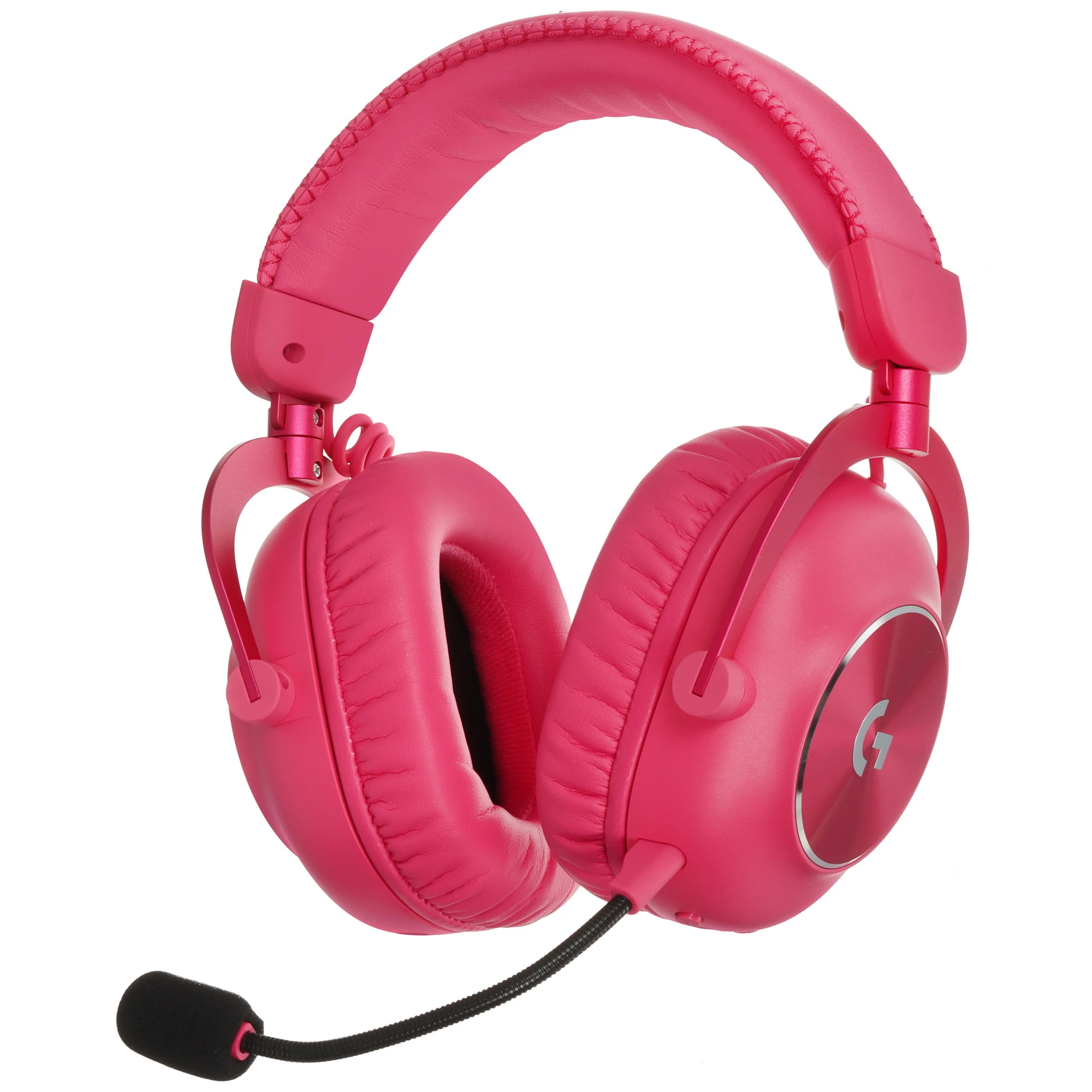 Гарнитура беспроводная Logitech G Pro X 2 Lightspeed Pink (981-001275); игровая; BT/2.4 Ггц; оголовье; 20 - 20 000 Гц; 38 Ом; микрофон; регулятор гром