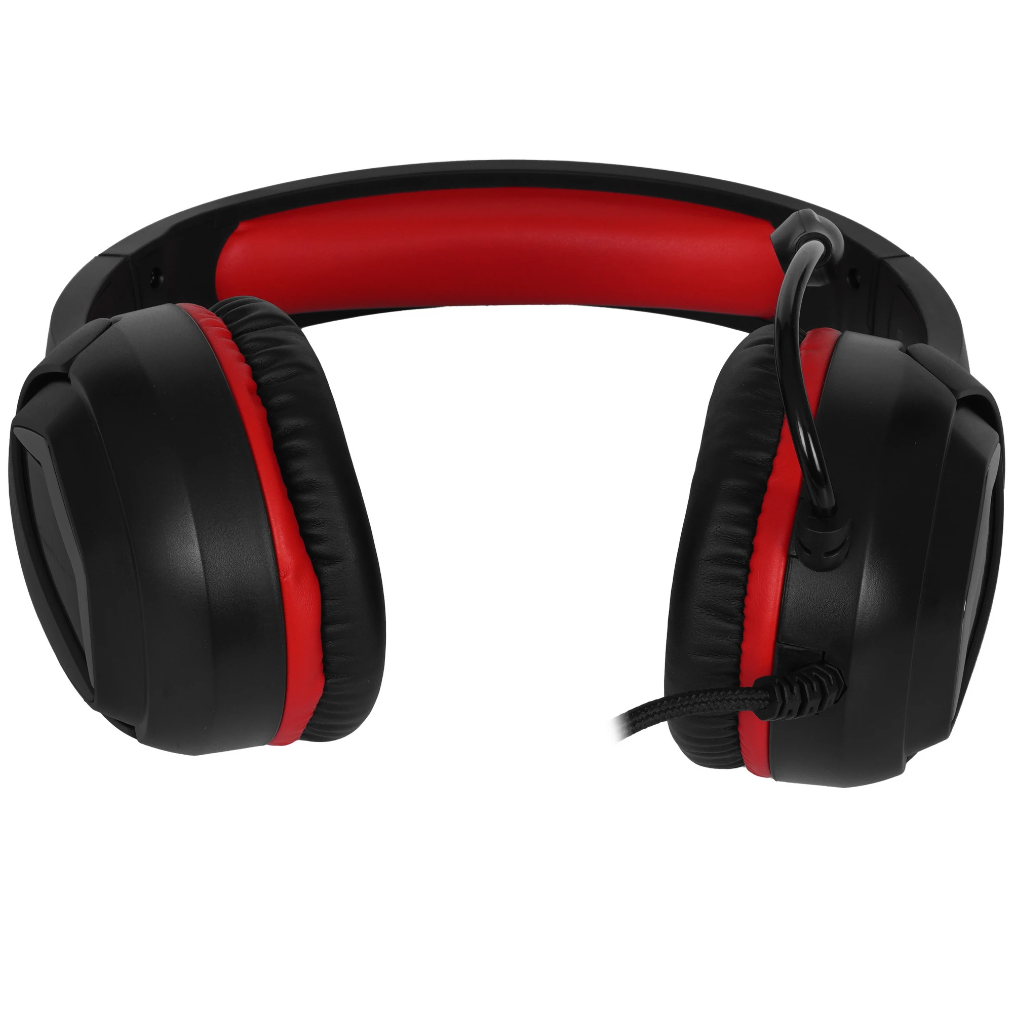 Гарнитура игровая Jet.A PANTEON GHP-260 Black-Red; оголовье; 20 - 20 000 Гц; 32 Ом; 2,0 м; микрофон; регулятор громкости; 2 x 3,5 мм (mini jack)+USB (