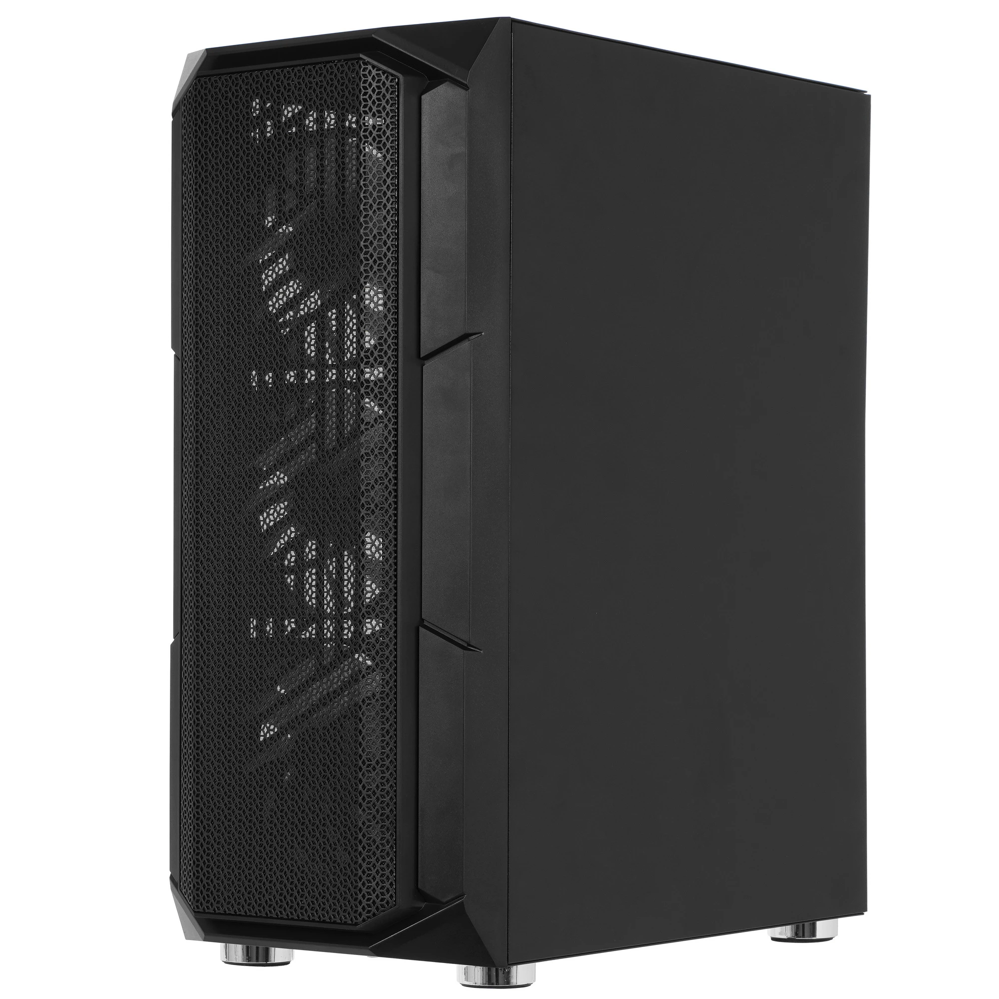 Корпус 1STPLAYER FIREBASE XF (XF-BK-4F1***); ATX; Midi-Tower; без БП; сталь; 2x3.5" int.; 4 x 120 мм; 2 x USB 2.0/1 x USB 3.0/Mic/Aud; чёрный