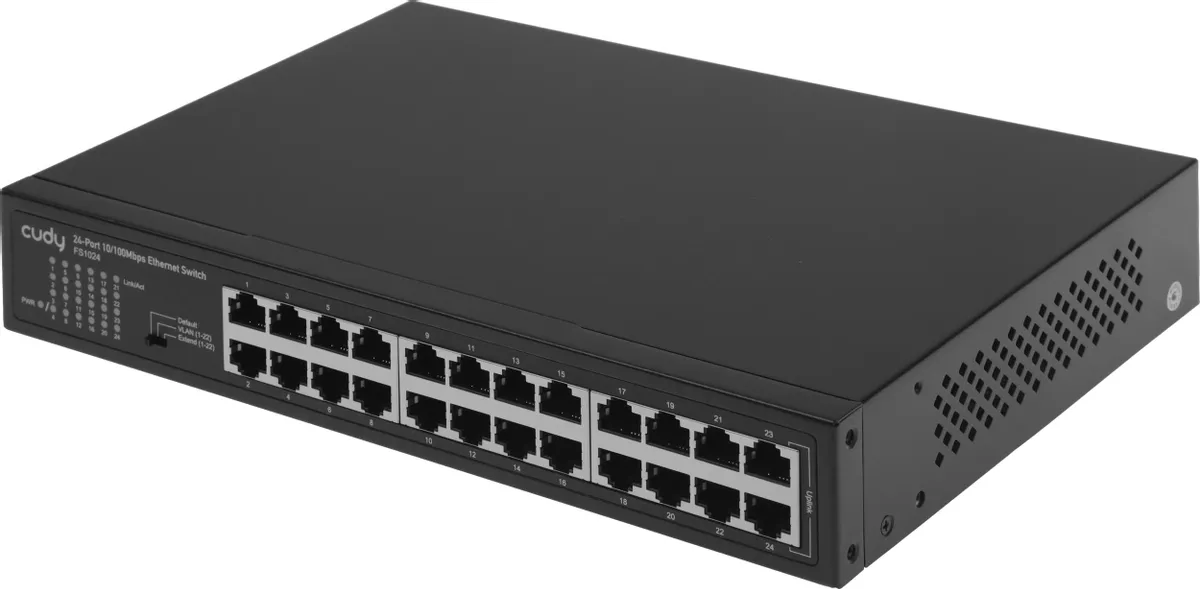 Коммутатор неуправляемый Cudy FS1024; Fast Ethernet (10/100); 24 портов