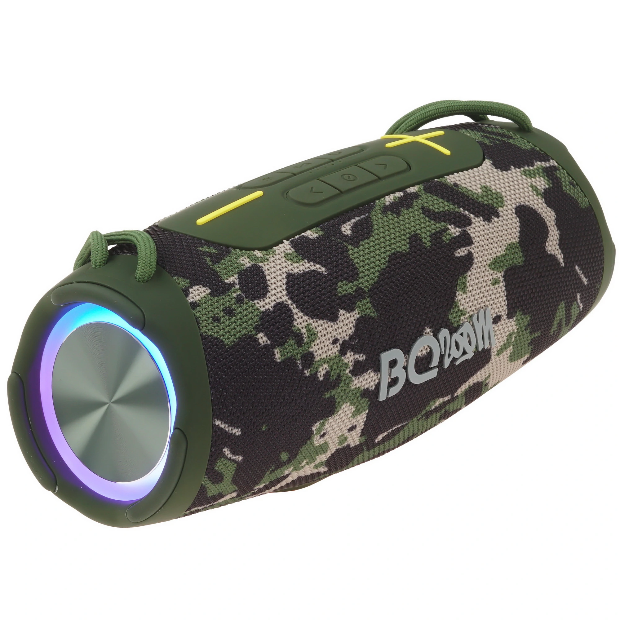 Акустическая система портативная BQ PBS4002 Khaki; 35 Вт; microSD, USB, AUX; BT 5.0; IPX5; регулятор на верхней грани; аккумулятор: 2 600 мА-ч, USB; х
