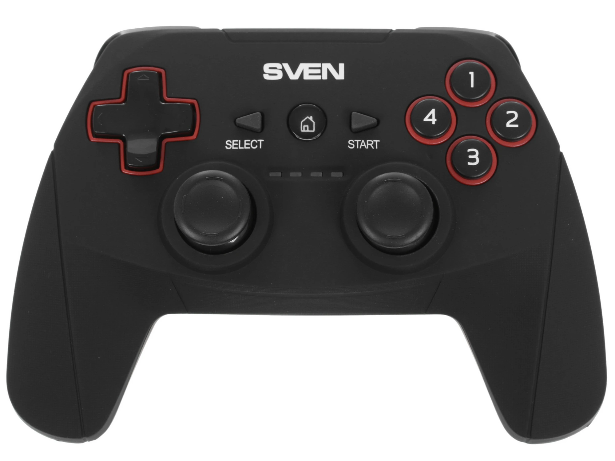 Геймпад беспроводной Sven GC-2040 (SV-015985***); PS3, PC, Android; обратная связь; 11 кнопок; 2; USB; чёрный