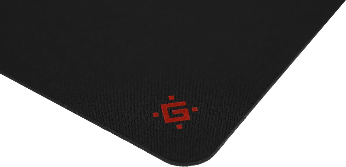 Коврик для мыши Defender Black (50550***); ткань + резиновая основа; 250 х 200 х 3 мм; чёрный