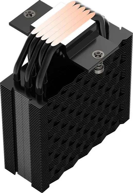Кулер для процессора 120 мм PCCooler RT500 Digital BK, 1x120 мм, 4 pin, USB, 500-2200 об/мин, черный, 245 Вт, 34.9 дБ, есть дисплей, 5 трубок