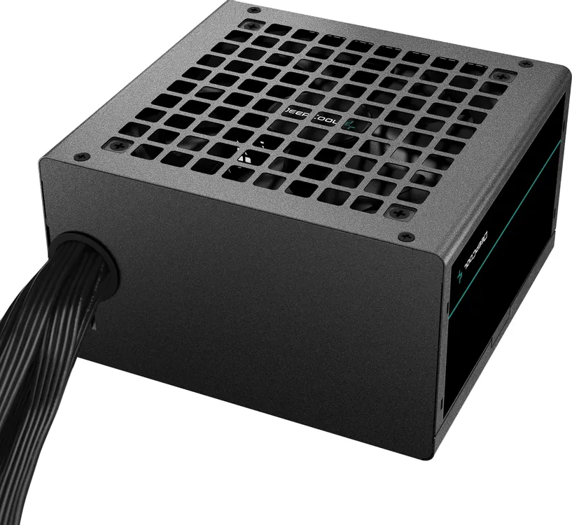 Блок питания 750 Вт DEEPCOOL PF750 (R-PF750D-HA0B-EU***), черный, ATX, 1x24 pin, 2x4+4 pin, 4x6+2-pin, 6xSATA, 2xMolex, APFC, 120 мм, RET