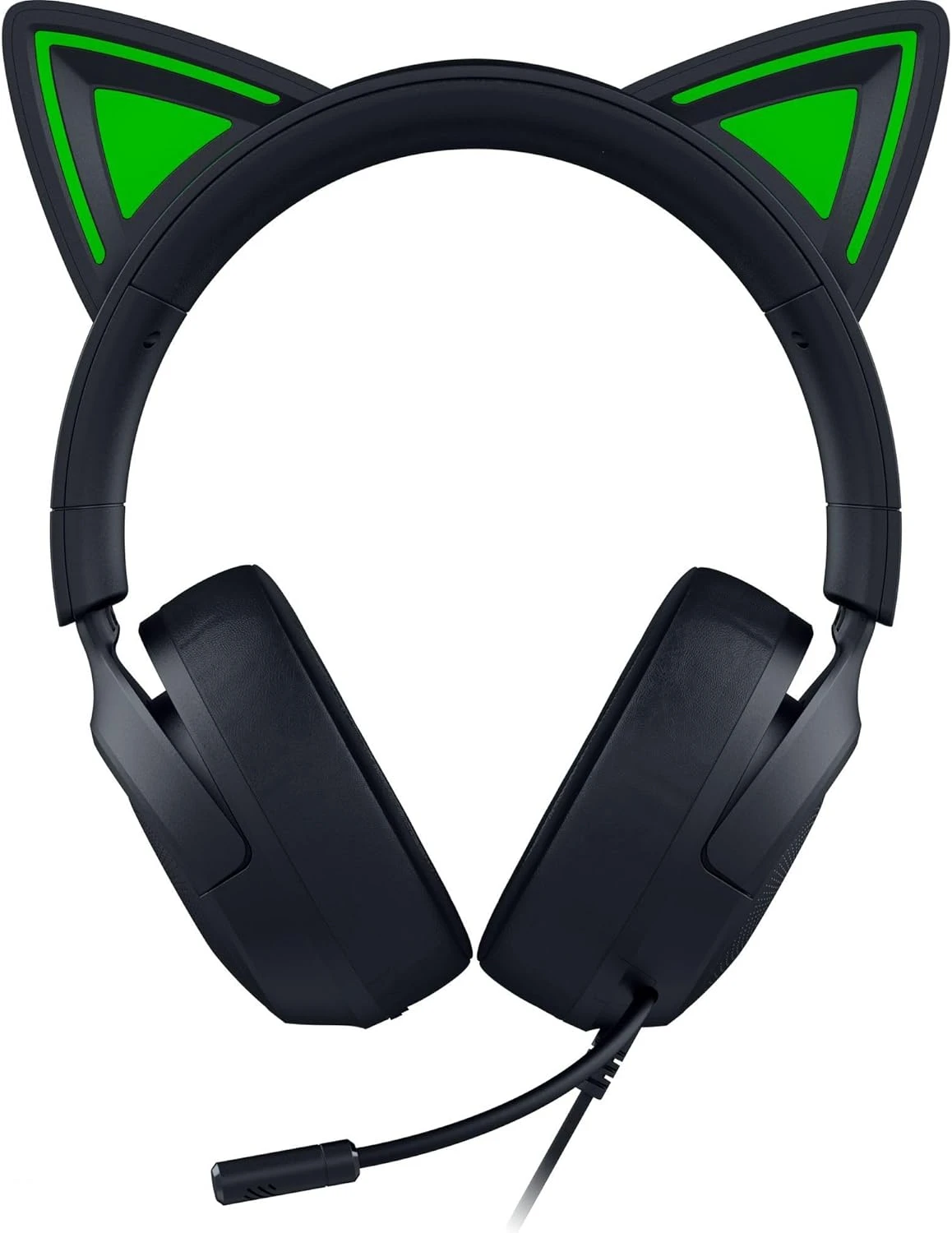 Гарнитура игровая Razer Kraken Kitty V3 X Black (RZ04-05350200-R3M1); оголовье; 20 Гц - 28 кГц; 32 Ом; 1,3 м; микрофон; 3,5 мм; черный