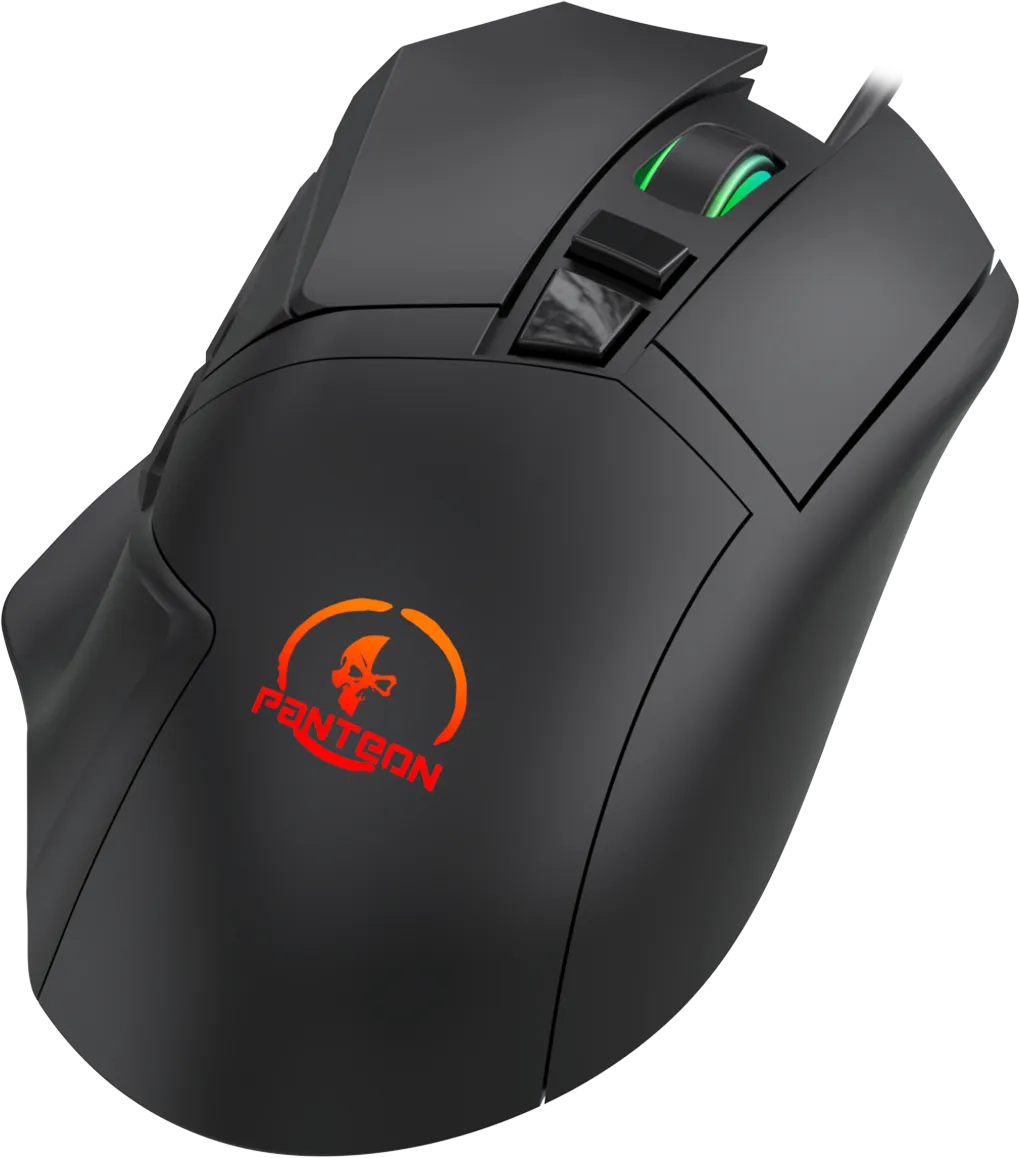 Мышь игровая Jet.A PANTEON MS86 Black (120)***; USB; оптический; 200 - 12800 dpi; 7 кнопок; колесо п