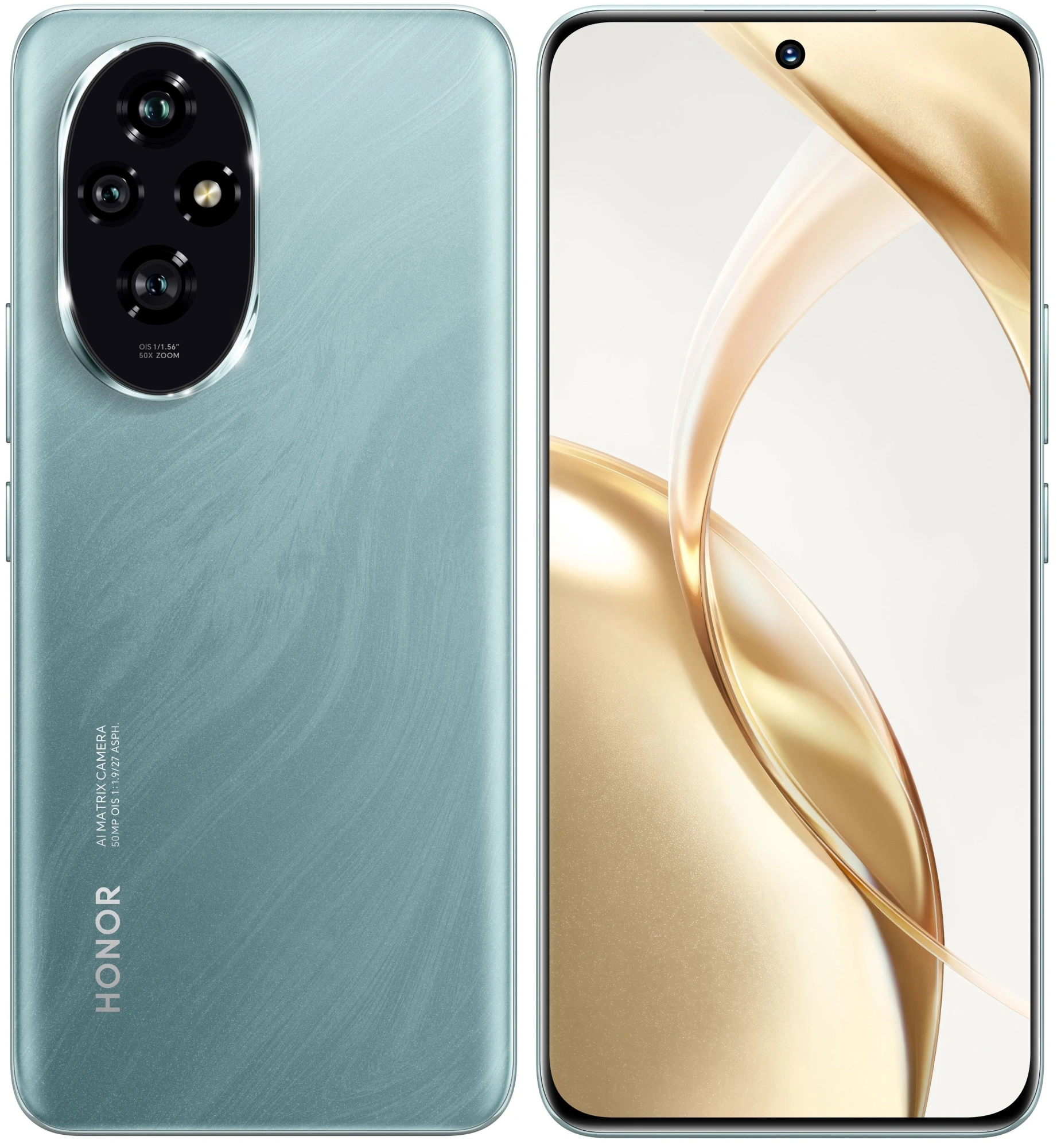 Смартфон Honor 200 8/256Гб Green; (5109BFKC) 6.7" AMOLED 120Гц; 2664x1200; Snapdragon 7 Gen 3 8 ядер 2.6 ГГц; 8Гб/256Гб; 50+50+12Мп/50Мп BT5.3; WiFi 8