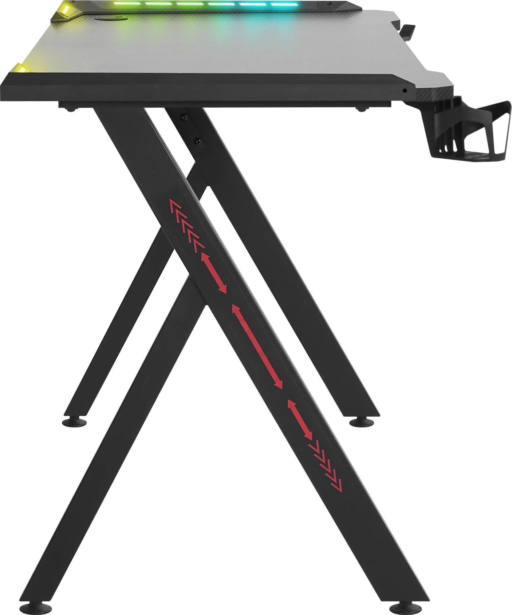 Стол игровой Defender Electric (64700); 110х60 см; регулируемая высота; 72-117 см; чёрный