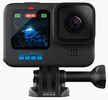 Экшн-камера GoPro HERO 12 Black Edition; 27M, CMOS; microSD до 256Gb; 5,3K; черный