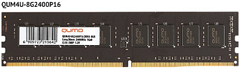 Модуль памяти DDR4 16 ГБ QUMO (QUM4U-16G3200N22); 25600 MБ/с; 3200 МГц; RET