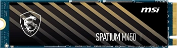 Накопитель SSD 1 ТБ MSI SPATIUM M450 (S78-440L980-P83***); M.2 (2280); 3600Мб/с -  3000Mб/с; 3D NAND (TLC); PCI-E Gen4 x4; RET